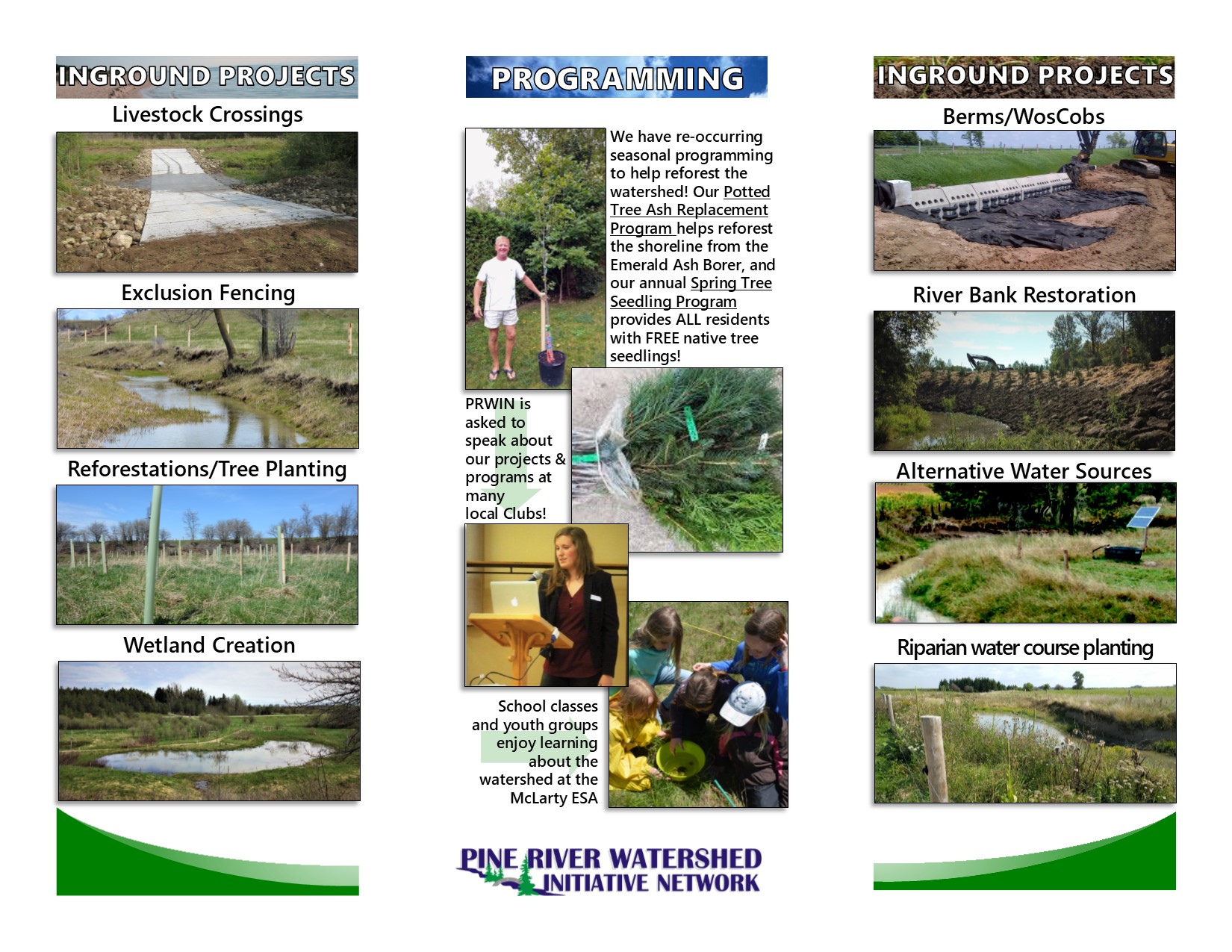 New Pine River Watershed Brochure!